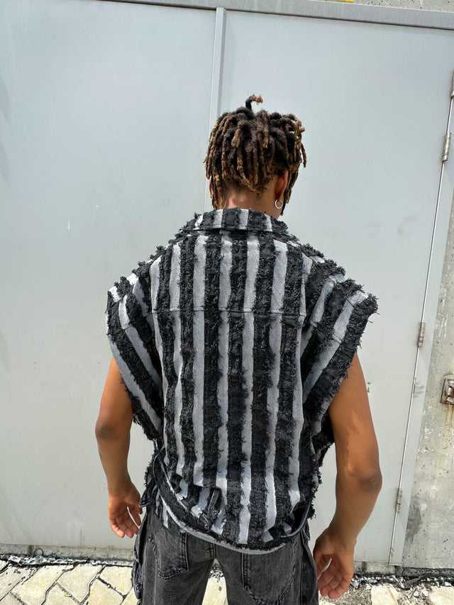 FLY DENIM VEST (2 COLORS)