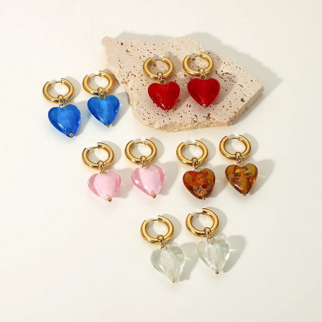 HEART ROLLER EARRING