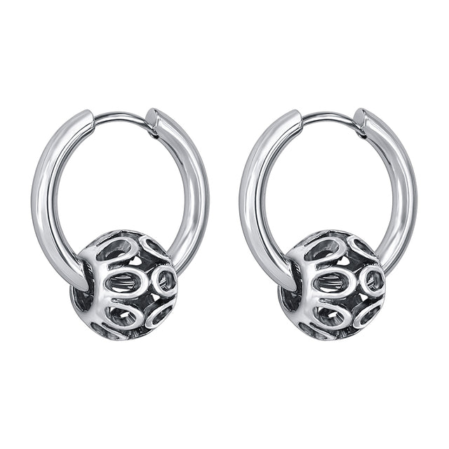 BALL ROLLER EARRINGS
