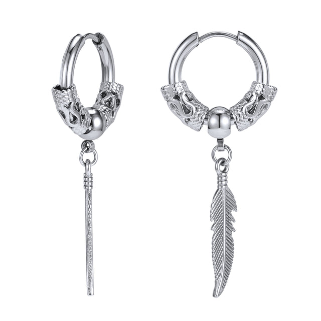 FEATHER POP EARRINGS