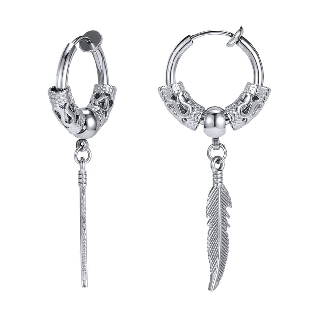 FEATHER POP EARRINGS