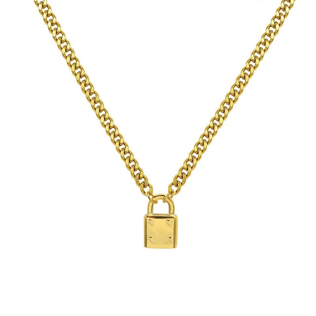 LOCK DESIGN NECKLACE