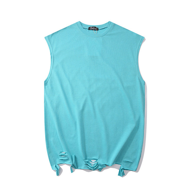 PLAIN RIPPED ARMLESS