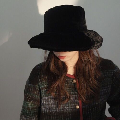BIG BRIM FUR HAT