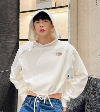 Illusion Crop Hoodie