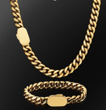 8MM GLOSSY CUBAN CHAIN