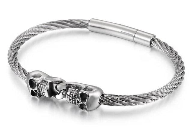 SKULL CLIP BRACELET