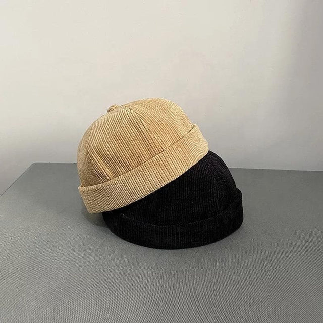 CORDUROY BRIMLESS HAT