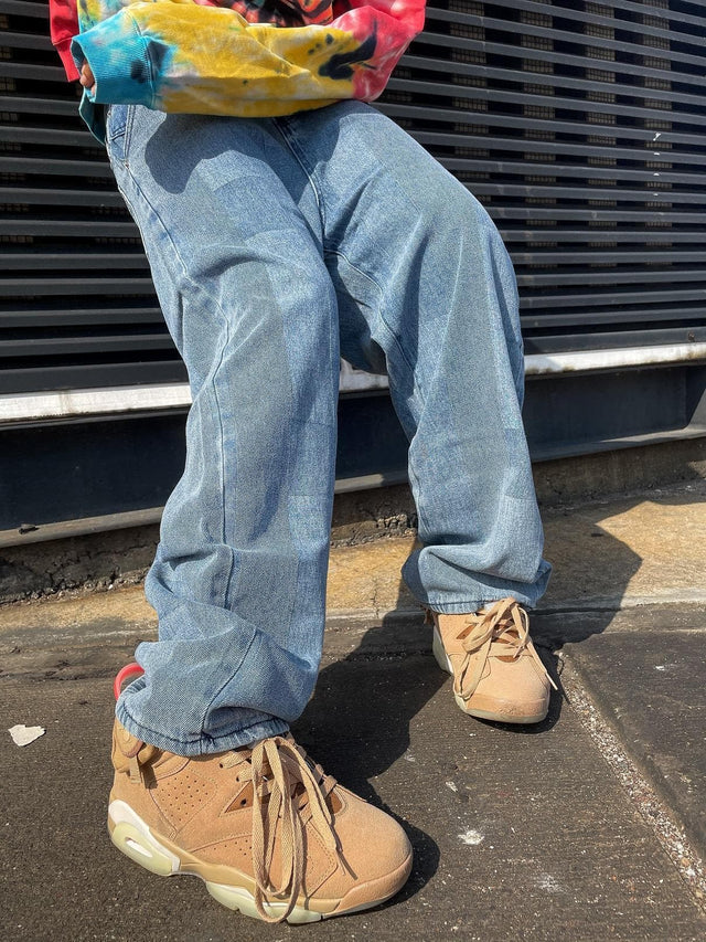 GRID BLUE JEAN