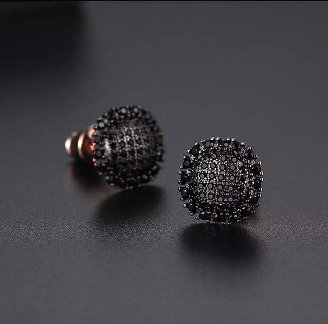 BLACK OPAL EARRING
