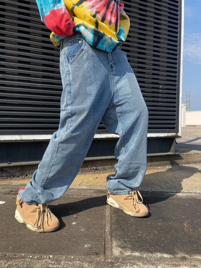 GRID BLUE JEAN