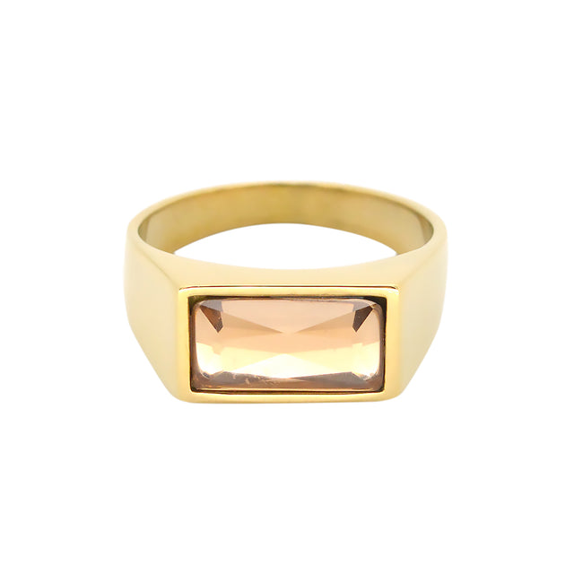 Peach Gem Ring