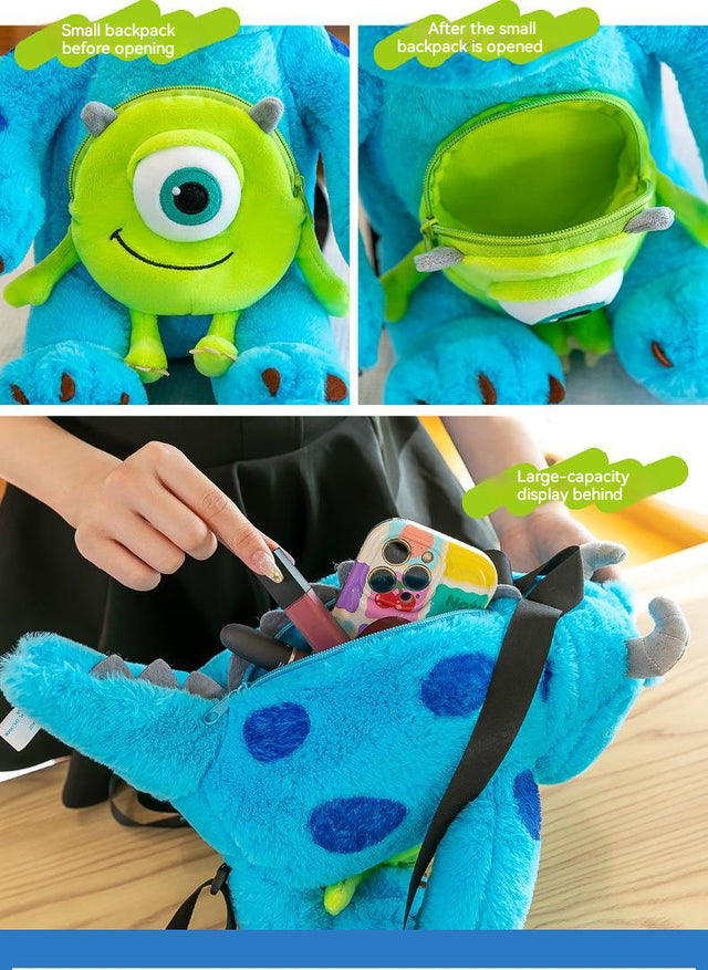 MONSTERS INC. PLUSH BAGS