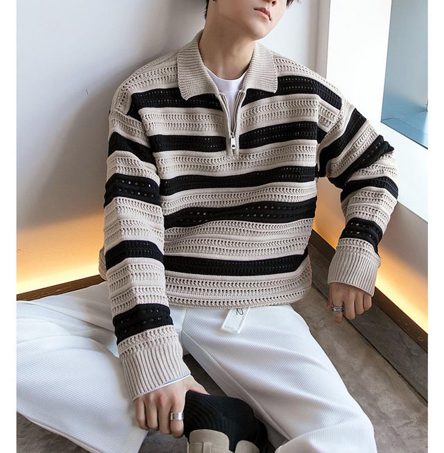 Lat Knit Sweatshirt