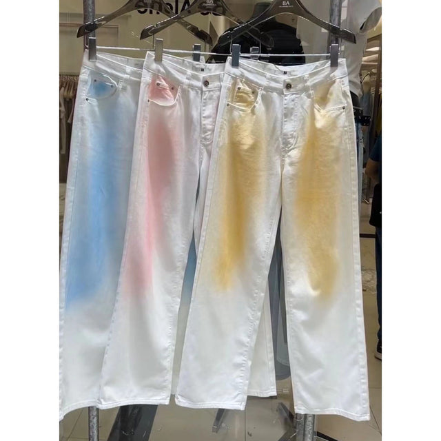 Coloured White Pants