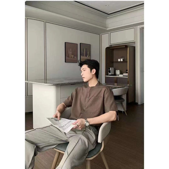 Vellop Neck Shirt
