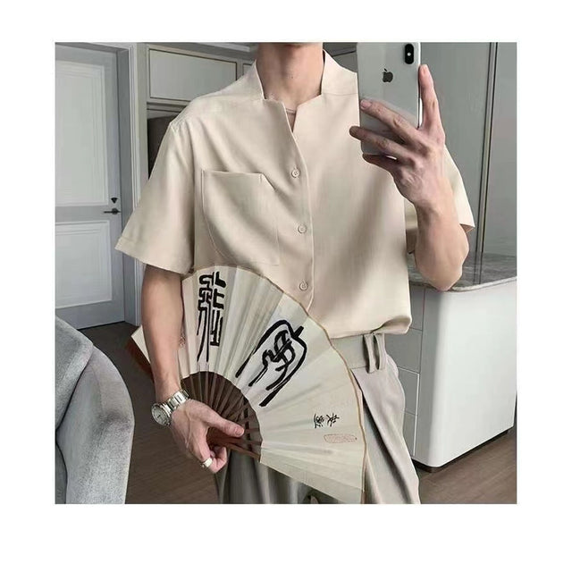 Vellop Neck Shirt