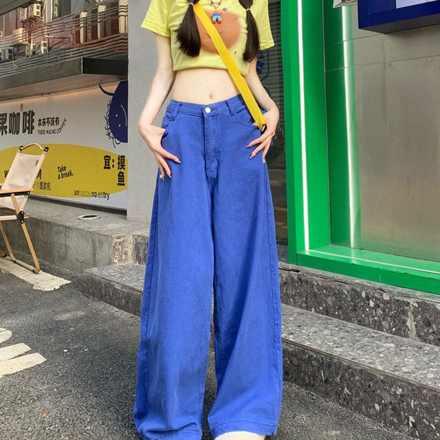 Blu wide pants