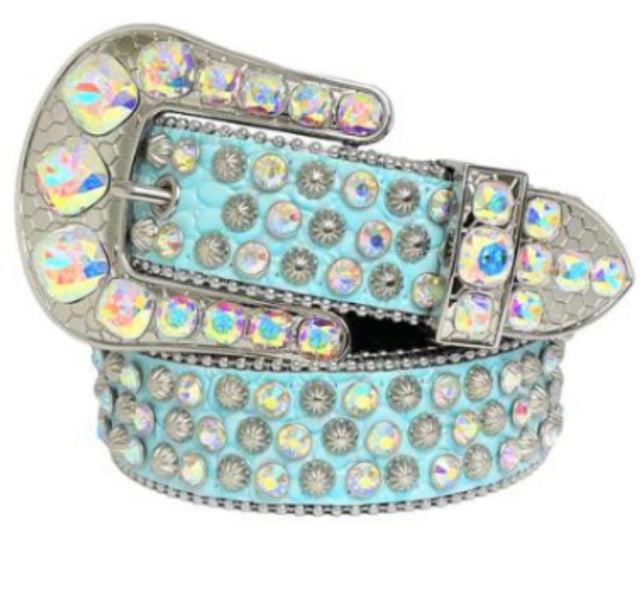 STUDD RHINESTONE BELT