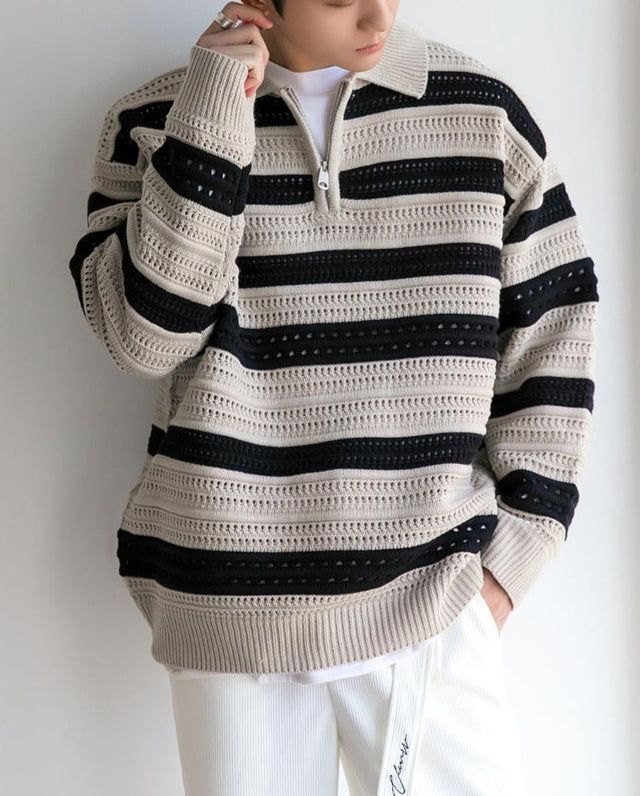 Lat Knit Sweatshirt