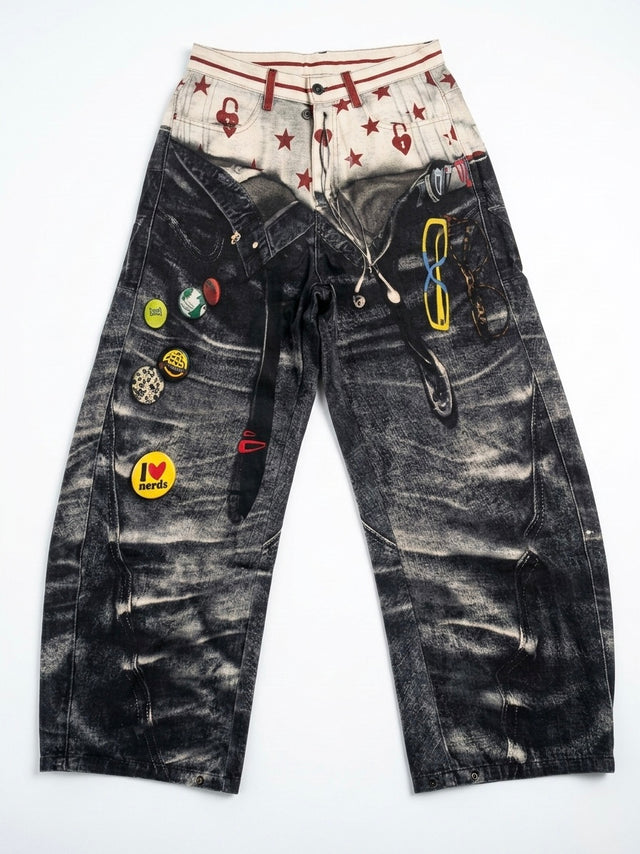 Charm Print Jean