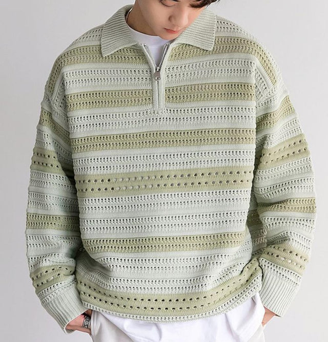 Lat Knit Sweatshirt