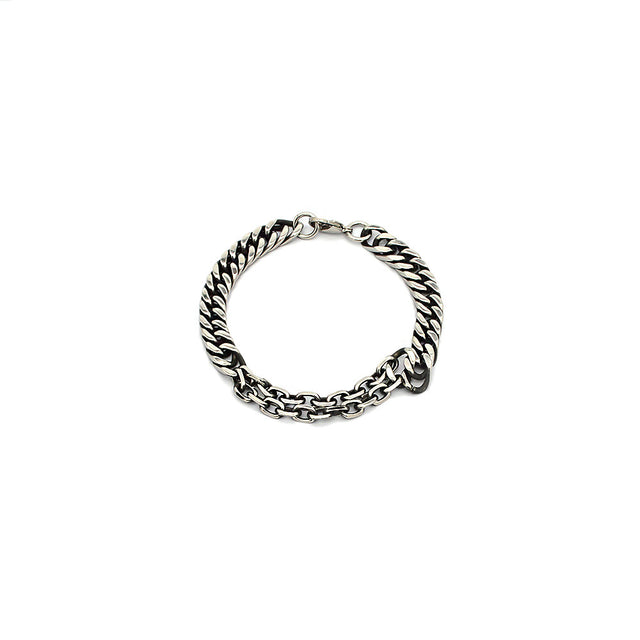 Ruched Steel Bracelet