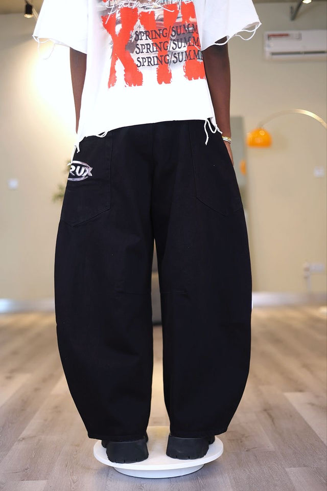 Curved Denim Pant (3 colors)