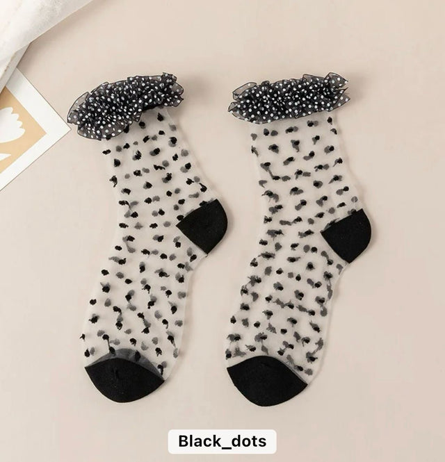 Dot Lace Sock