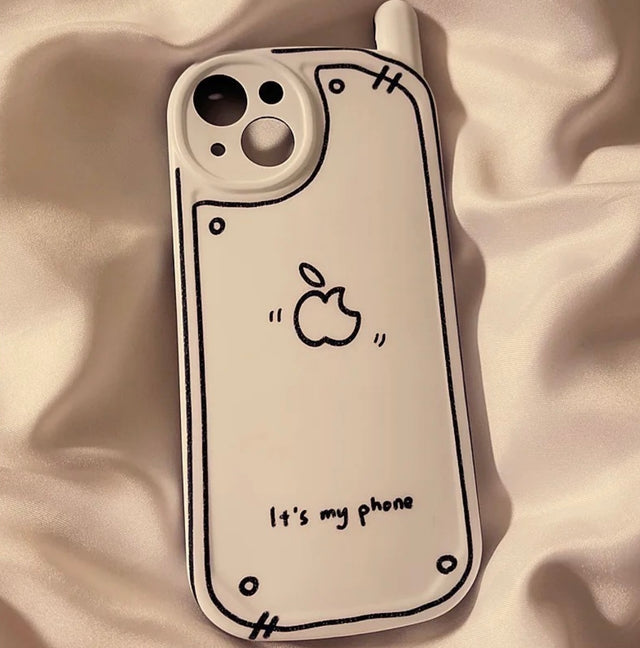 2d Apple Phone Case