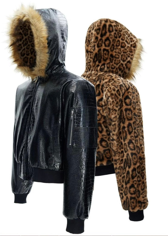 Flint Croc Hooded Jacket