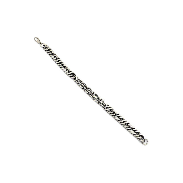 Ruched Steel Bracelet