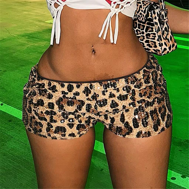 Leopard Shim Short