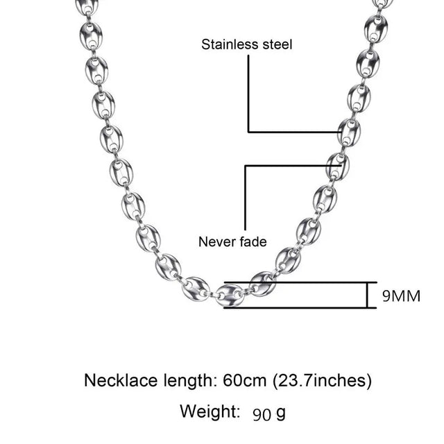 COWRIE STEEL LINK CHAIN