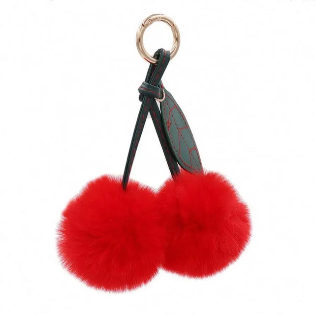 Cherry bag charm