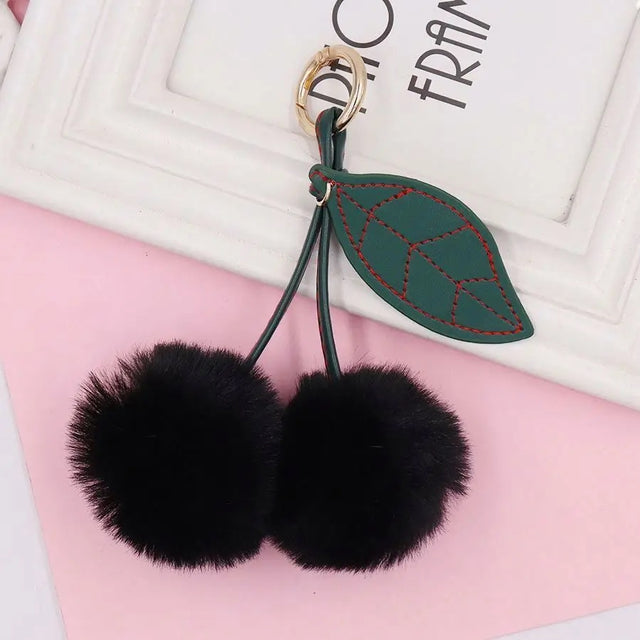 Cherry bag charm