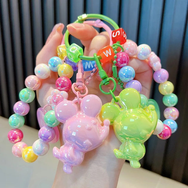 beady bag charm