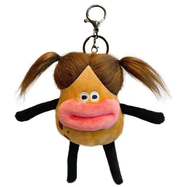 Fluffy bag charms