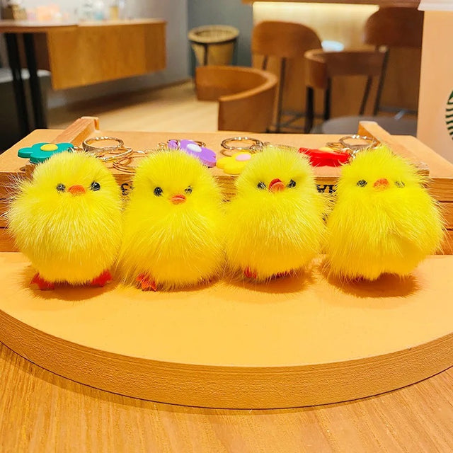Fluffy bag charms