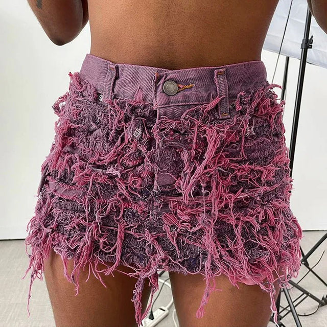 Shred Mini Skirt