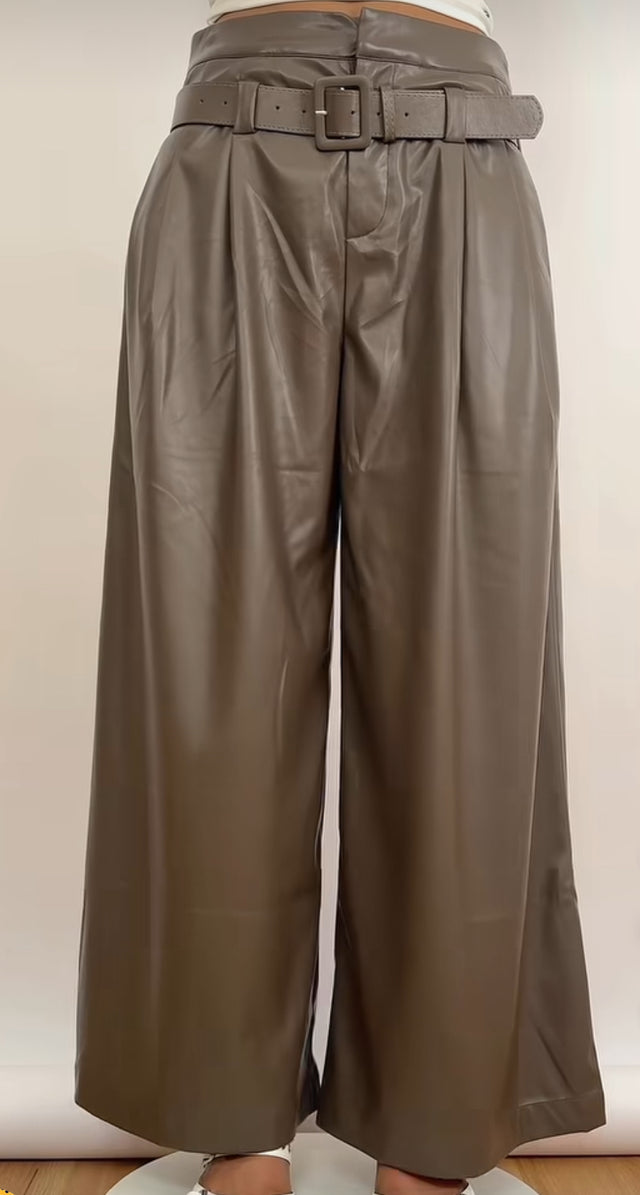 Brownie Leather Pant