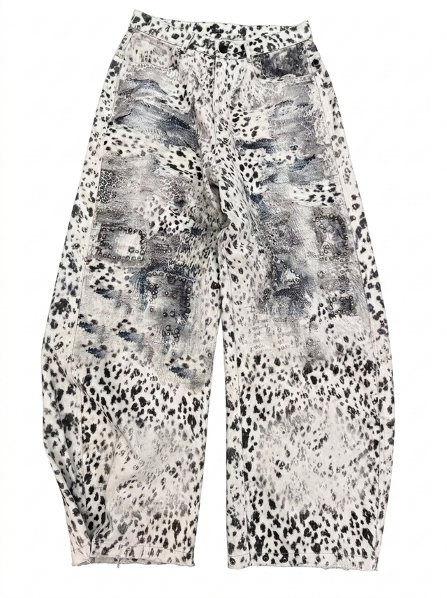 Stud Print Jean
