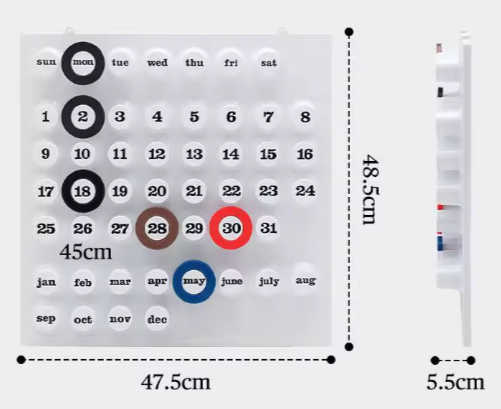 Large Sized Calender