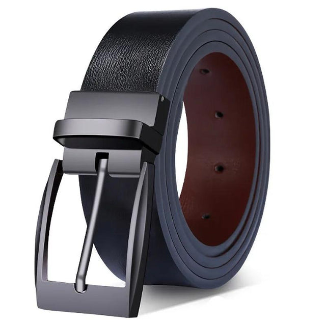 Dino Buckle Leather Belt