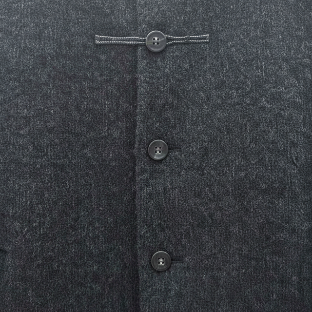 Button front closure