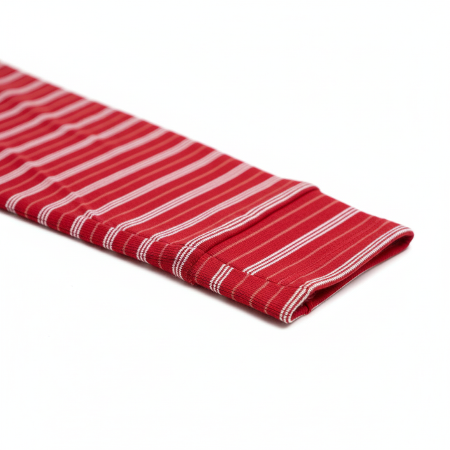 Close-up of striped fabric pattern