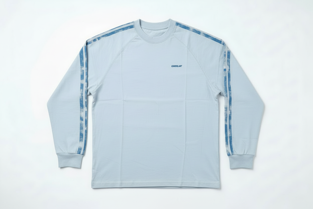 Completely smooth SANDBLAST shirt with no fold lines