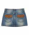 Mexic Denim Mini Skirt by ENO
