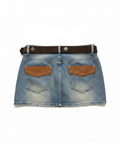 Mexic Denim Mini Skirt by ENO