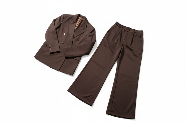 Brown Pulcro Suit by CRUX
